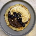 nutrition, nutrition home, nutritionhome, nutritionist, dietitian, pancake, easy breakfast ideas, κουακερόπιτα με σπιτική πραλίνα και φρούτα, κουακερόπιτα, quackerόπιτα, διαιτολόγος, διατροφολόγος, ιδέες για πρωινό