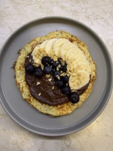 nutrition, nutrition home, nutritionhome, nutritionist, dietitian, pancake, easy breakfast ideas, κουακερόπιτα με σπιτική πραλίνα και φρούτα, κουακερόπιτα, quackerόπιτα, διαιτολόγος, διατροφολόγος, ιδέες για πρωινό